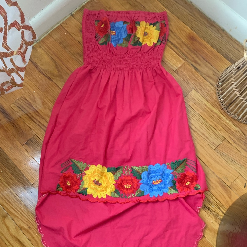 Mexican floral dress
